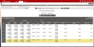 Report summary found on Olameter software.